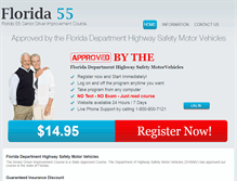 Tablet Screenshot of florida55.com